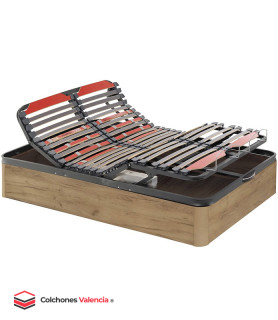 Canapé abatible de madera articulado 1 somier barato en Valencia