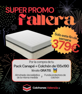 Pack Canapé y Colchón...
