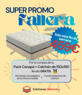 Pack Canapé y Colchón...