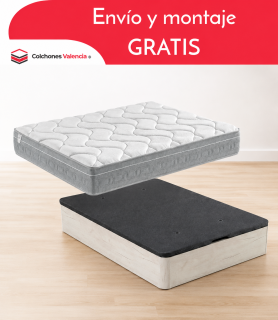 Pack de descanso en Oferta de canapé con colchón en Valencia
