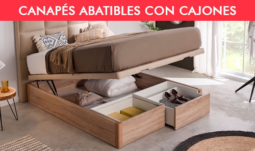 Canapés Abatibles con  Cajones - Colchones Valencia®