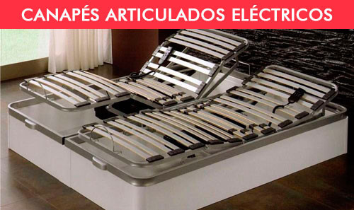Oferta canapés eléctricos articulados - Colchones Valencia®
