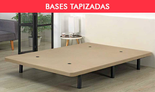 Bases tapizadas baratas para cama - Colchones Valencia®
