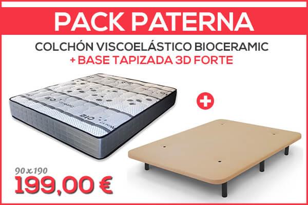 Compra tu colchón viscoelástico con base tapizada en malla 3D al mejor precio