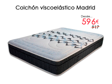 Colchón de gel y grafeno modelo Madrid con un 35% de descuento en Colchones Valencia, tu tienda de Colchones en Silla y Madrid