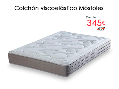 Oferta del 45% de descuento en el colchón viscoelástico Móstoles en Colchones Valencia, tu tienda de colchones en Silla